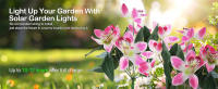 Lámpara De Jardín Solar LED Para Orquídeas Impermeable Decoración De Navidad Y Fiesta Para Aisles Corredores De Villa Y Jardín - details 0