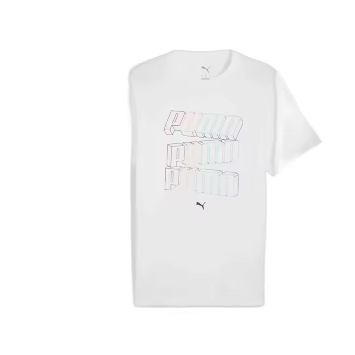 Camiseta de Manga Corta Puma Ess Logo Lab Hog para hombre en color blanco - 1