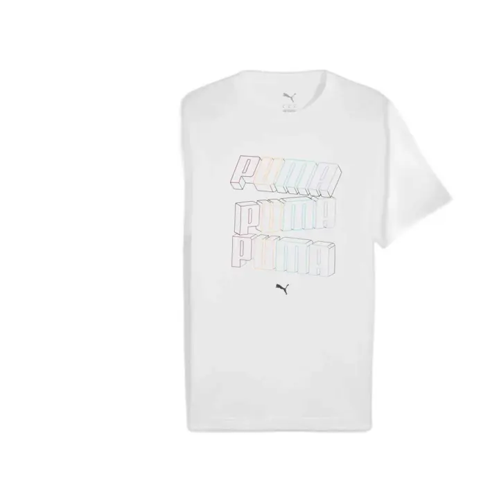 Camiseta de Manga Corta Puma Ess Logo Lab Hog para hombre en color blanco - 1