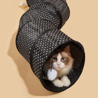 Túnel Para Gatos CAWAYI KENNEL S-Shaped Collapsible Espacioso Juguetes Para Interiores Y Exteriores Entrenamiento De Gatos - details 3