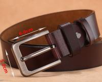Cinturón de Piel Auténtica para hombre 2025 varios cm opcional; Gran Diseño de lujo de alta calidad, Piel De Vaca Partida, correa de pasaporte Vintage para hombre, Cuero genuine - details 0