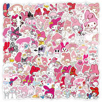 Pegatinas Sanrio Kawaii My Melody Para Luggage Laptop Phone Guitar Car Bike Skateboard Graffiti Decals En Packs De 10/30/50/100PCS - details 0