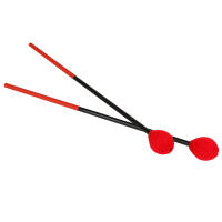 Pareja De Palmas De Batería Para Marimba De Caña De Arce Con Mango Duro Accesorios De Percusión Para Xilofono Y Piano Fibra De Carbono Rojo Azul Amarillo Morado Blanco - details 5