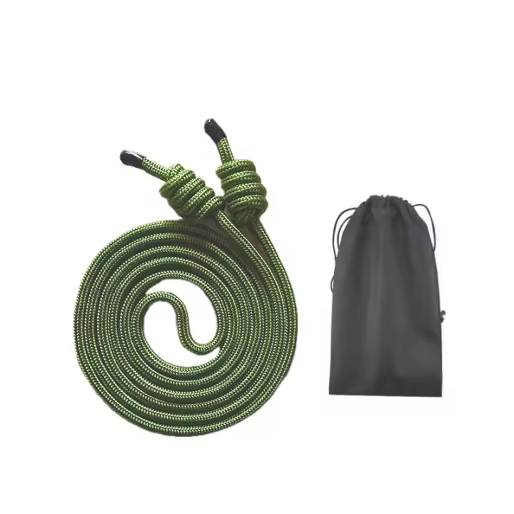 Correa De Ejercicio Para Fitness Doble Trenzado Ajustable Para Hombres Y Mujeres Correa De Saltar Para Gimnasio Doméstico Entrenamiento De Cardio Envolvente Weavon - 1