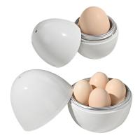 Cocedor De Huevos Para Microondas 1 Huevos/4 Huevos Hacer Huevos Duros Y Suaves Cocedor Rápido Herramienta De Cocina Eco-amigable PP Aluminio - details 0