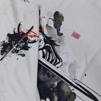 Camiseta Retro Para Hombres Con Estampado De Samurai 3D Manga Corta Verano Camisetas Casuales Top Oversize Para Hombres Nuevo 2024 - details 2