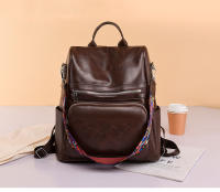 Mochila de cuero de alta calidad para mujer, bolso escolar para adolescentes y niñas, mochila de viaje de gran capacidad, nuevo diseño, 2023 - details 2