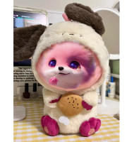 Muñeca De Peluche 15cm Accesorios Para Muñecas Kawaii Hello Kitty Cubierta De Cabeza Fluffy Decoración Para Concierto De Idolos Kpop Y Linterna - details 13