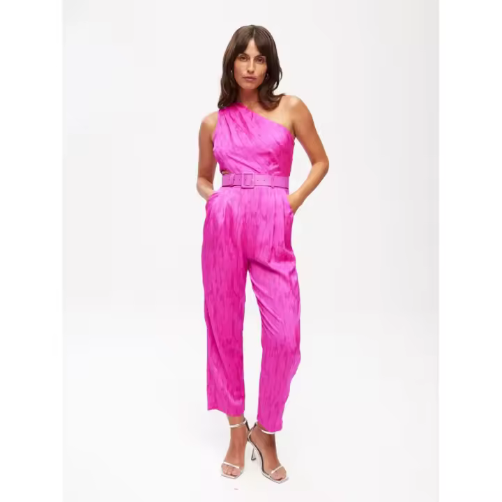 Vestido mono MIOH modelo PORTONOVO PINK asimétrico - 1