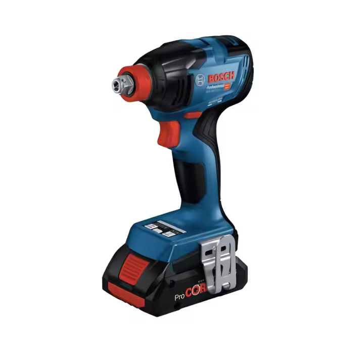 Bosch Professional 18V System GDX 18V-210 C - Llave de Impacto a Batería Brushless 210 Nm Connectivity 2 Baterías Procore X 4.0Ah en L-BOXX - 1