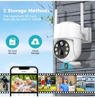 Hiseeu WTD714 4MP Cámara de seguridad inalámbrica con panel solar, resolución HD 2K, detección de movimiento PIR, audio bidireccional, visión nocturna, WiFi de 2.4GHz, giro de 355° y inclinación de 90°, resistente al agua IP66 - details 14