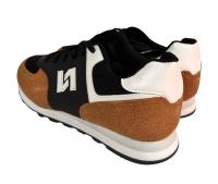 Everlyx - Zapatillas Hombre - Sneakers de Moda - Lona Marrón y Negro - Estilo Urbano Elegante - EV961_5 - details 1