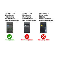 Control Remoto Para Garage Universal Clon SEAV TXS1 TXS2 TXS3 TXS4 TXS6 BE HAPPY S1 S3 SMART S2 8 Dips Código Fijo 433MHz - details 5