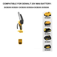 Motosierra Eléctrica Mini Sin Escobillas 6In Cordless Para Jardín Y Carpintería Herramienta De Corte Compatible Con Batería Dewalt/Milwaukee 18V - details 4