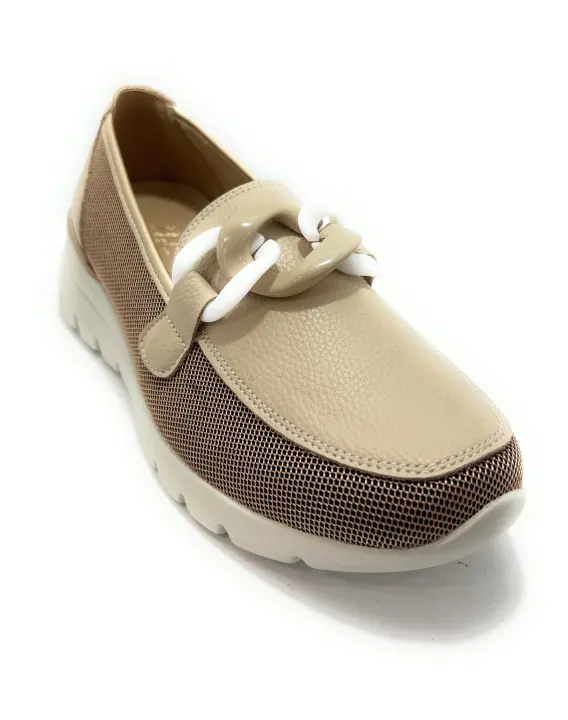 MOCASIN CONFORT HUALUN CADENA COMBINADO - 1