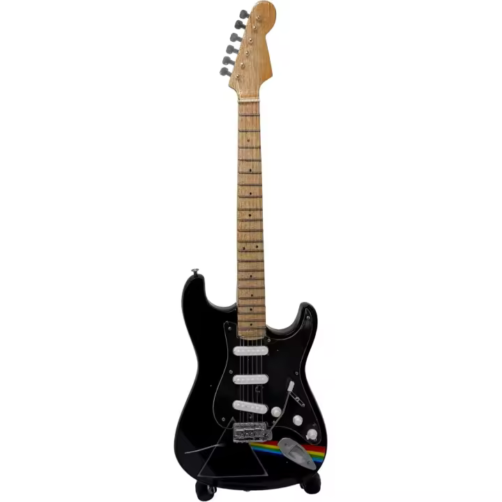 Miniatura de guitarra DE ADORNO, en tamaño miniatura de guitarra strato tipo Pink Floyd Rockstar MGT0093 , ideal para regalo - 1