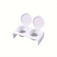 Taza De Limpieza Para Uñas Con Doble Agujero Y Diseño De Cubierta Para Prevenir La Volatilización De Líquidos Herramienta De Manicura De Plástico - details 0