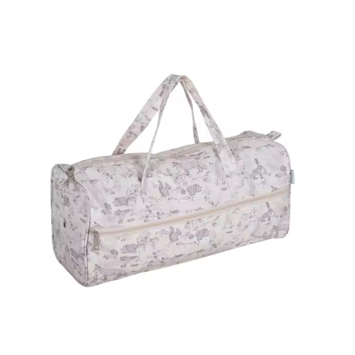 SEW EASY - MR4698/647 Bolsa para labores de punto, ovillos y agujas realizadas en un original estampado animal con unas dimensiones de 45x18x18cm - 1