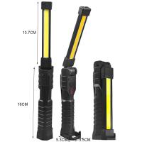 Lámpara De Trabajo LED De Emergencia Con Dobladillo Y Imán Fuerte Luz Fuerte Flashlight Tipo C Para Servicio De Coche - details 0
