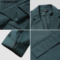 Incernun Chaqueta De Hombre Estilo Coreano 2024 Moda Casual Manga Larga Suelta Ajustada Talla S-5XL Ropa De Calle Unisex - details 10