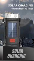 Linterna Portátil Potente Recargable USB Con Luz LED Solar Y COB Para Trabajo 4 Niveles De Iluminación Lámpara De Camping Y Teléfono Móvil - details 6