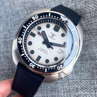Reloj Automático De Acero Inoxidable Para Hombres Resistente Al Agua 30Bar Con Bisel De 120 Clicks Y Corona De 4.1 Pulgadas Cristal De Zafiro Blanco Turtle Professional Diver Master - details 7