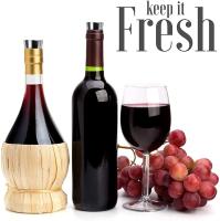 Tapa De Botella De Vino De Aleación De Zinc Con Goma Reutilizable Para Cocina Y Bar Regalos Para Fiestas De Navidad Y Bodas - details 4
