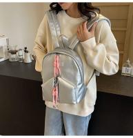 Nueva mochila de moda con contraste de Colores, estilo Korean, informal, primera, de gran capacidad, para estudiantes universitarios, para Mujer - details 9