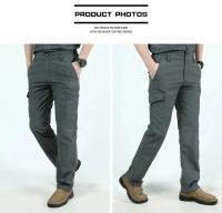 Pantalones Militares De Verano Para Hombres Resistentes Al Agua Pantalones De Combate De Camuflaje Para Policiales Pantalones De Campaña Cargo Estilo Casual - details 4