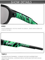 Gafas De Ciclismo Unisex POAT Polarizadas Y Fotocromáticas Para Exterior Pesca Y Deporte Montura De Polímero Lentes TAC - details 10