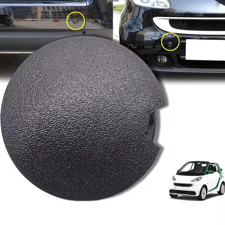 Cubierta De Plástico Impermeable Para Carrocería De Coche Frontal Y Trasera Con Gancho Para Remolque Accesorios De Modificación Exterior Para Smart 451 - 1