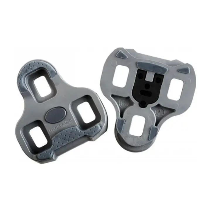 Look Juego de Calas Keo Grip 4.5º Gris - Antideslizantes y Compatibles con Todas las Zapatillas - 1