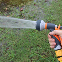 Pistola De Rociador De Jardín Con 7/8 Modos Para Riego Alta Presión Agua Suave Grip Plástico Para Plantas Césped Y Yarda - details 6