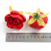 10/20Pcs Flores Artificiales De Peonía Para Decoración De Hogar Bodas Accesorios De Corona De Novia Fiestas DIY Material Seda - details 8