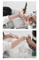 Nueva Diseño De Reposabrazos Para Uñas De PU Suave Con Inclinación De 15 Grados Para Dos Manos Herramienta De Arte De Uñas De Salón De Belleza - details 7