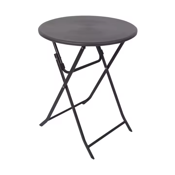 Rebecca Furniture Mesa de Jardin Redonda Plástico para Terraza Exterior - 1