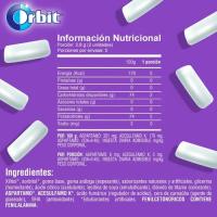 Orbit Chicle sabor Arándano Sin Azúcar 30 ud (420g) - details 2