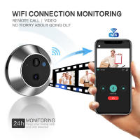 Cámara de video con mirilla WiFi inteligente Tuya 1080P, seguridad para el hogar, visión nocturna, 4.3' FHD, WiFi, mirilla, videoportero - details 1