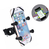Soporte Ajustable Para Teléfono Móvil En Bicicleta Y Motocicletas Con Clip X Montaje Para GPS Compatible Con iPhone - details 0
