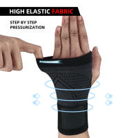 Protector De Muñeca Compresión Guantes De Soporte Para Tunnel Carpiano Universal Nylon Sin Parte Rígida Para Hombres Mayores De 13 Años - details 3