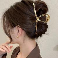 Pinza Para El Pelo Geométrica De Metal Moda Coreana Para Mujeres Y Niñas Accesorios De Pelo Clips Para Cola De Caballo Barrettes Cruzados - details 6
