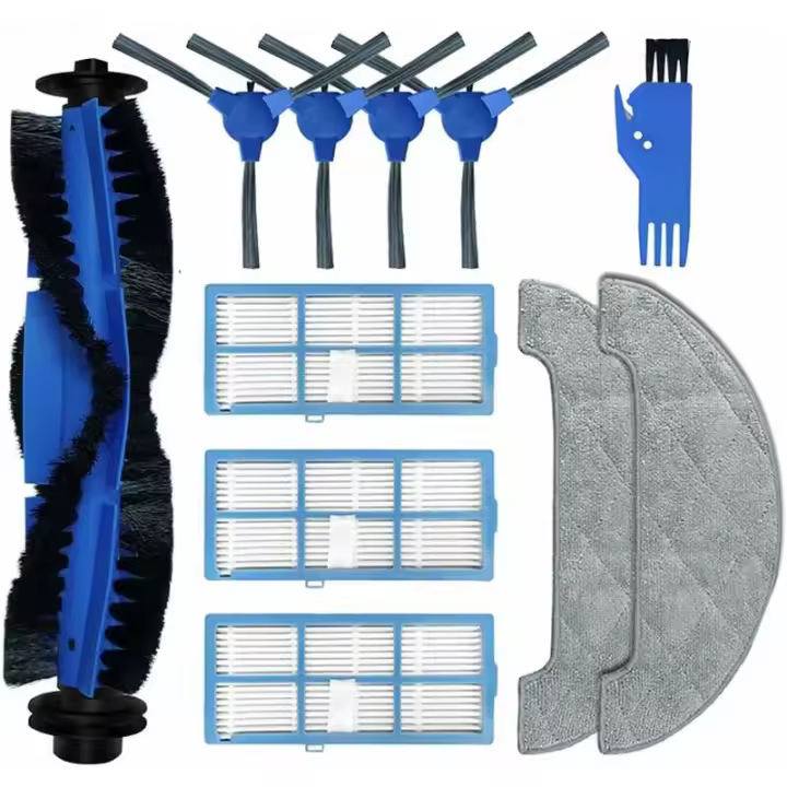 Accesorios Recambios para Robot  850T, Ultenic D5s Pro, Ultenic D5s Pro +, Uoni S1, 1 Receptor Principal, 4 Filtros Laterales, 3 Filtros Hepa, 2 Toallas, 1 Herramienta - 1