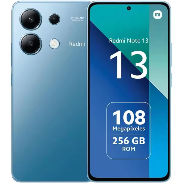 Xiaomi ( TIENE USO) Redmi Note 13 4G 8gb + 256gb Smartphone Móvil Libre - Android, AZUL (PRODUCTO CON USO) , Envio 24h - 1