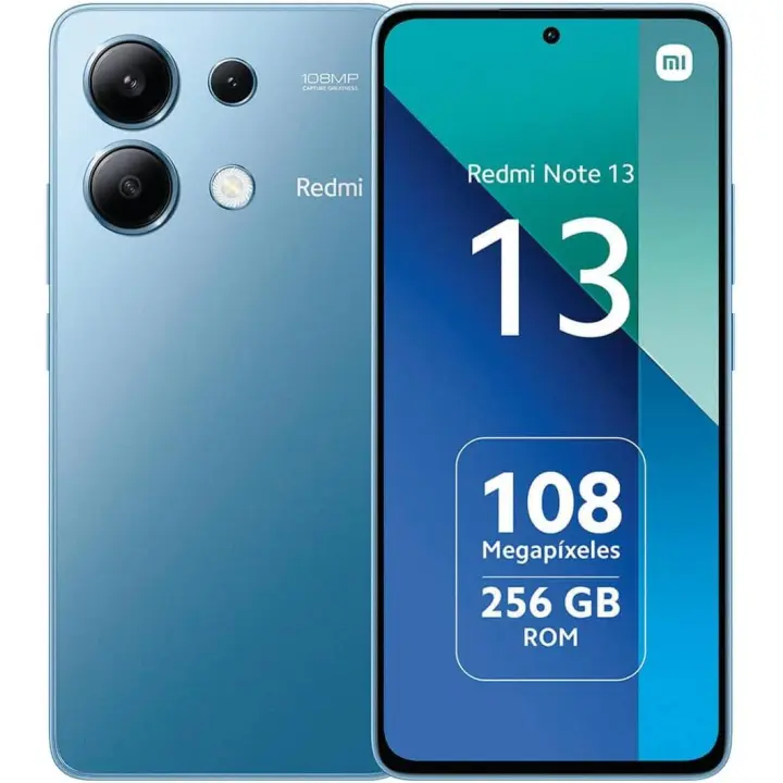 Xiaomi ( TIENE USO) Redmi Note 13 4G 8gb + 256gb Smartphone Móvil Libre - Android, AZUL (PRODUCTO CON USO) , Envio 24h - 1