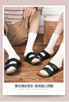 Sandalias De Verano Para Hombre Vintage Con Tiras De Goma Para Playa Exterior Zapatos Transpirables Y Ligeros Con Suela Gruesa - details 1