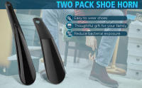 2pcs Cremalleras De Zapatos Profesionales Para Niños Y Adultos Pequeñas Y Portátiles Mini Cremalleras De Plástico Para Hombres Y Mujeres Herramientas Para Ponerse Los Zapatos - details 0