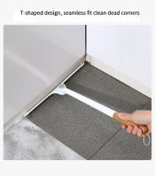 Cepillo De Limpieza Con Mango De Silicona Y Mopa Para Piso Y Ventanas Cabeza Flexible Para Baño Y Cocina Herramienta Doméstica - details 6