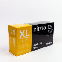 Guantes de Nitrilo Santex Flash Noir negro sin polvo talla XL calidad superior (4.5 gr) - details 0