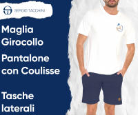 Conjunto short de Hombre de Punto de Algodón Sergio Tacchini - details 0
