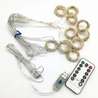 Luz De Techo LED USB Para Dormitorio Decoración De Navidad Guirnalda De Luz Faeira Para Bodas Y Hogar Tamaño 3x3/3*2/3*1 - details 10